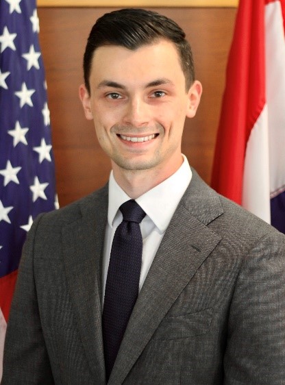 A portrait photo of Keegan Evans International Trade Specialist – Europe, Middle East, and West Africa